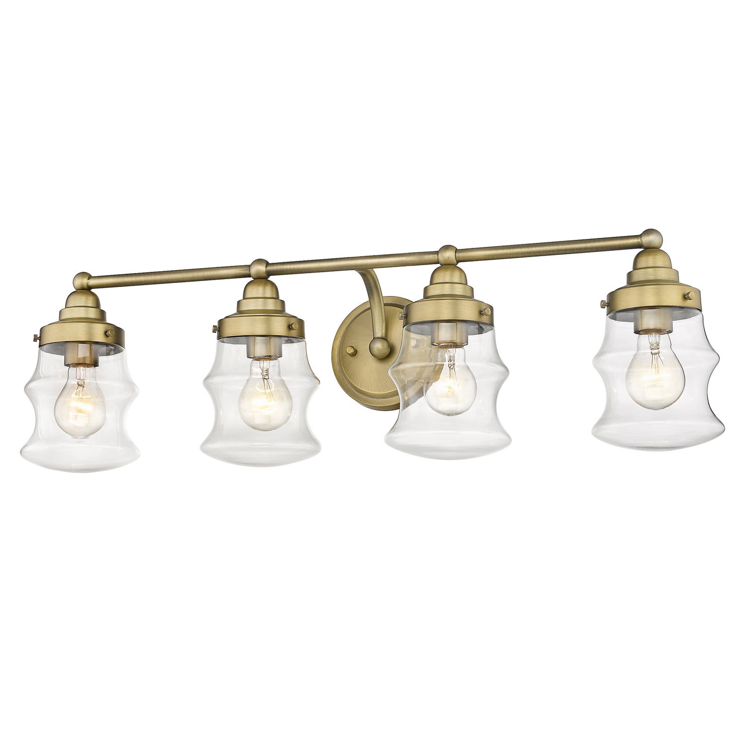 Acclaim Lighting - IN40074ATB - Four Light Vanity - Keal - Antique Brass