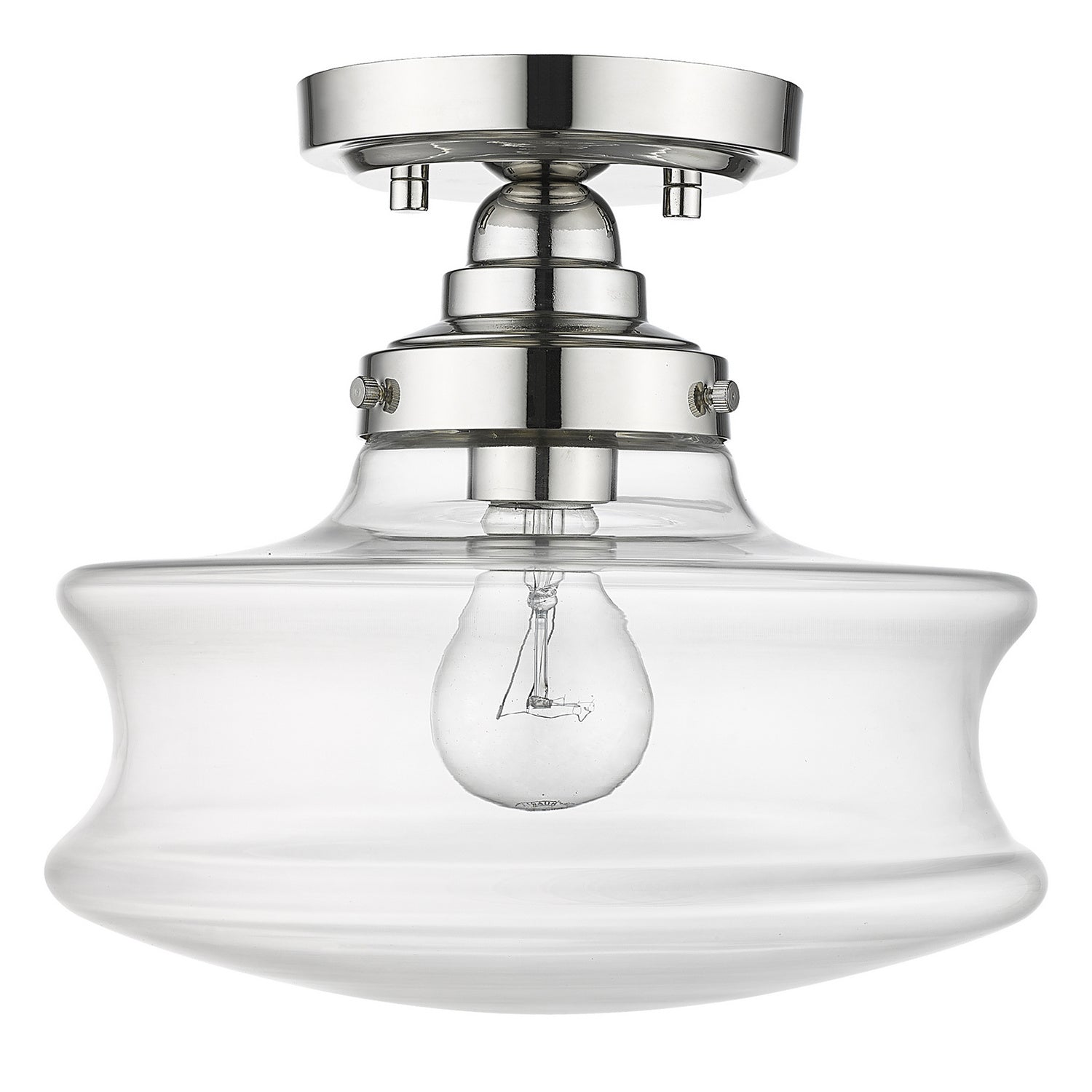 Acclaim Lighting - IN20070PN - One Light Convertible Semi-Flush - Keal - Polished Nickel