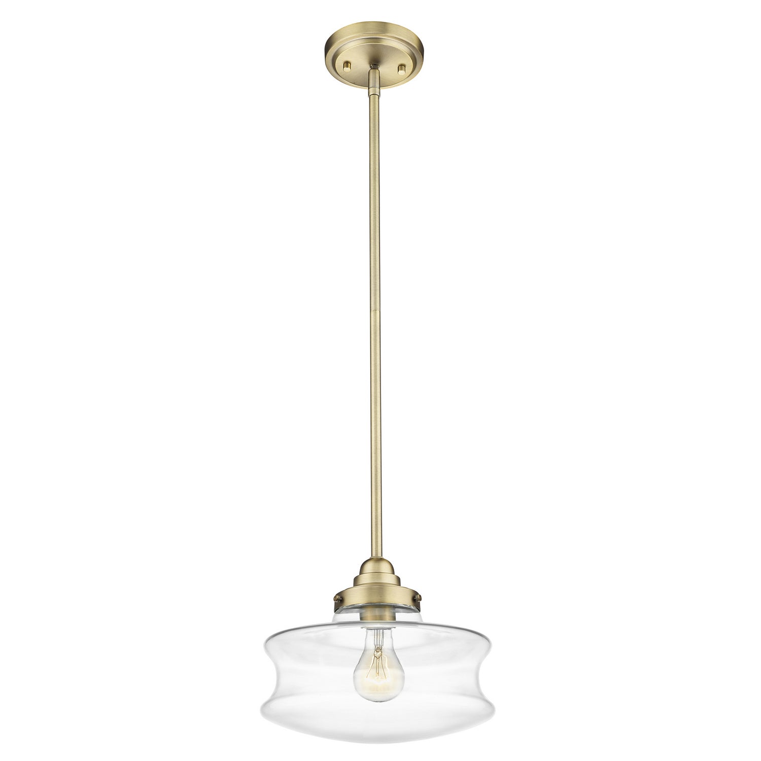 Acclaim Lighting - IN20070ATB - One Light Convertible Semi-Flush - Keal - Antique Brass