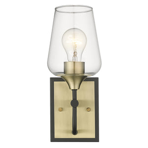 Acclaim Lighting - IN40080BK - One Light Vanity - Gladys - Antique Brass and Black