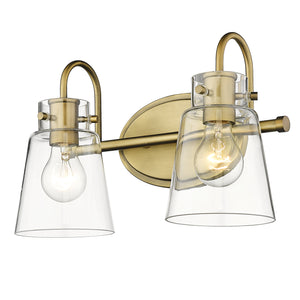 Acclaim Lighting - IN40091ATB - Two Light Vanity - Bristow - Antique Brass