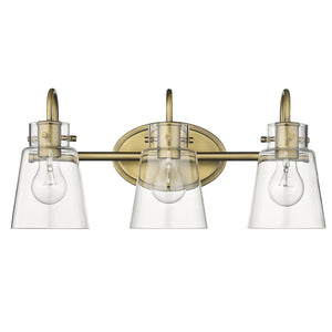 Acclaim Lighting - IN40092ATB - Three Light Vanity - Bristow - Antique Brass