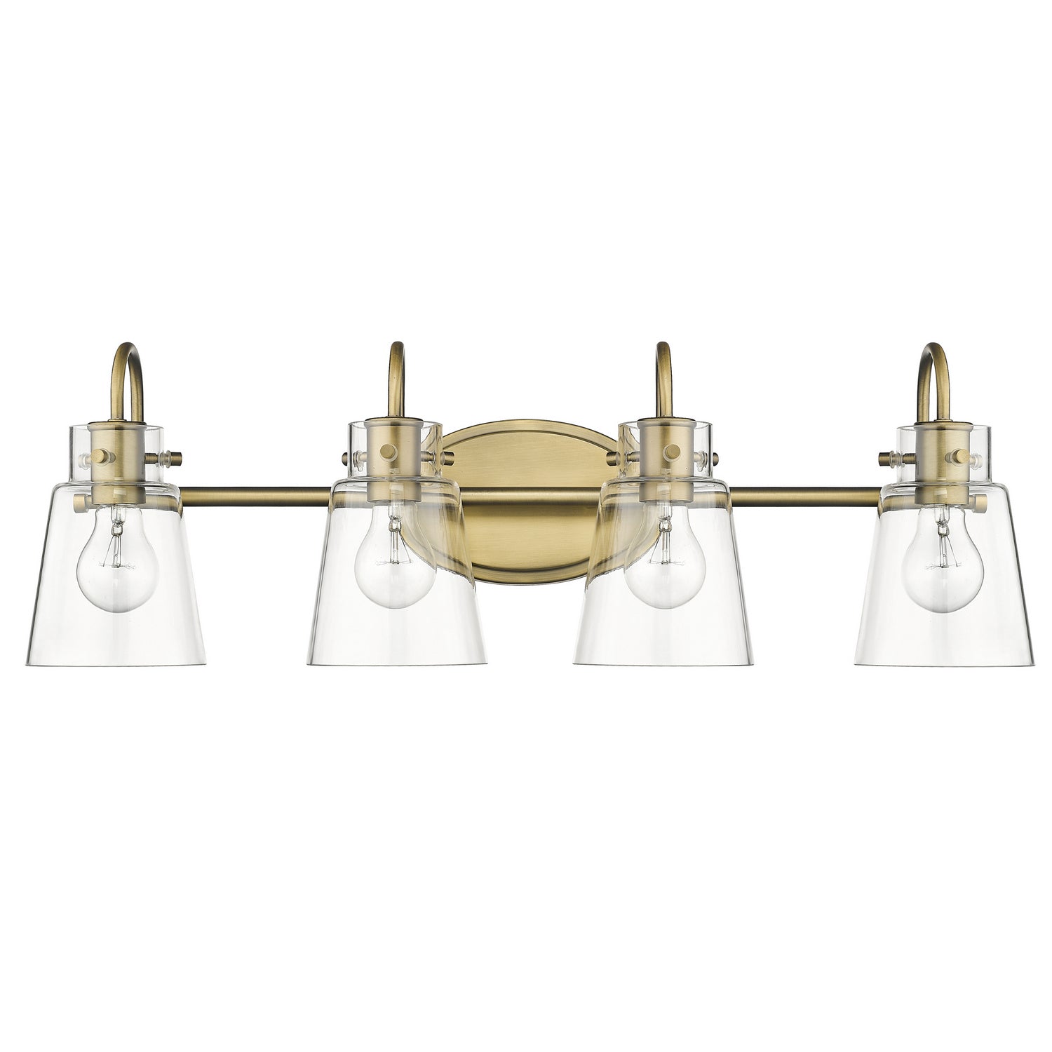 Acclaim Lighting - IN40093ATB - Four Light Vanity - Bristow - Antique Brass