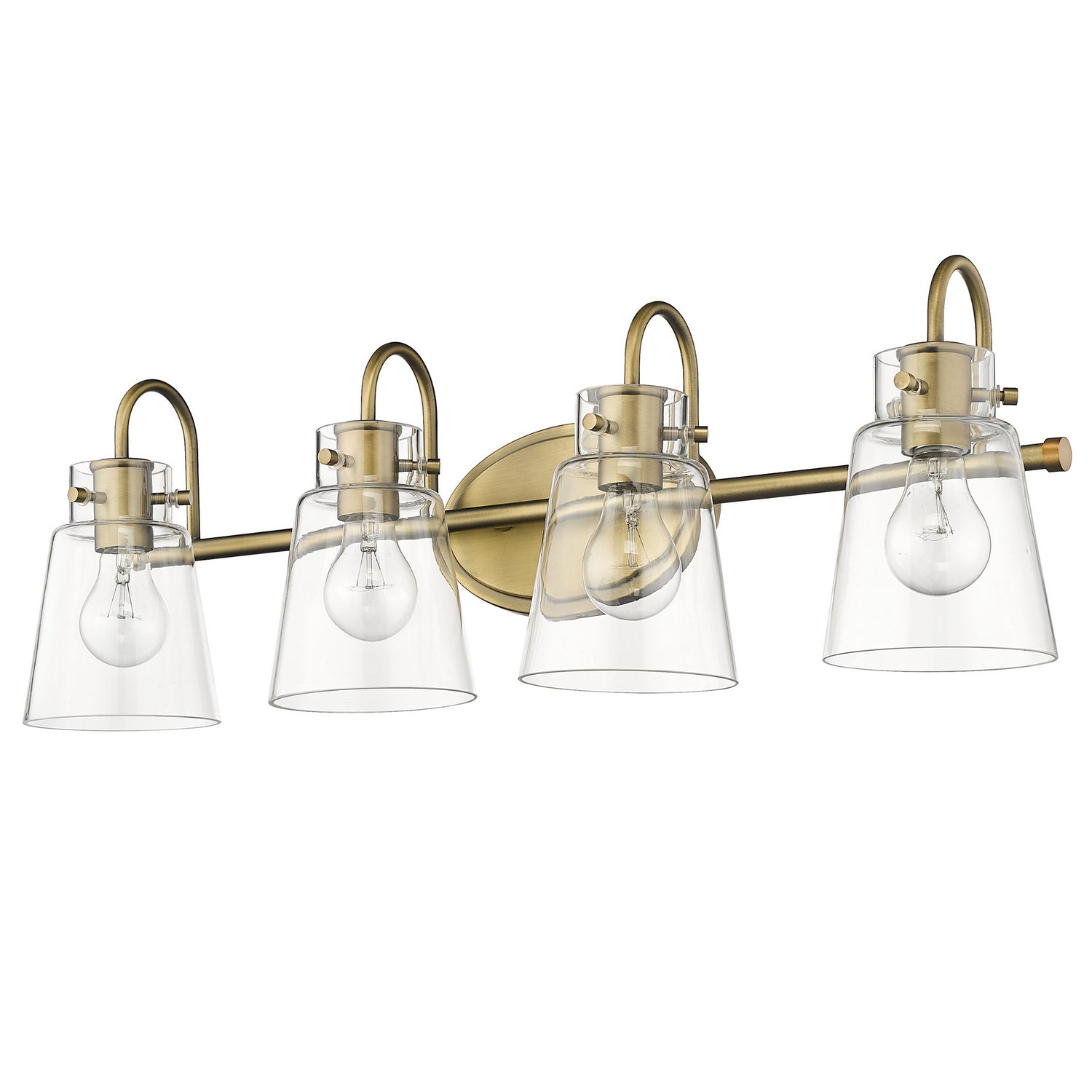 Acclaim Lighting - IN40093ATB - Four Light Vanity - Bristow - Antique Brass