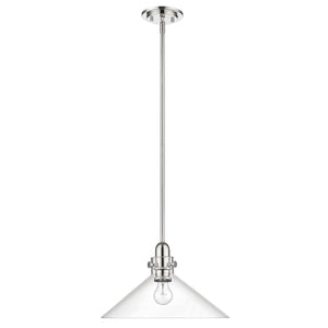 Acclaim Lighting - IN20080PN - One Light Pendant - Dwyer - Polished Nickel