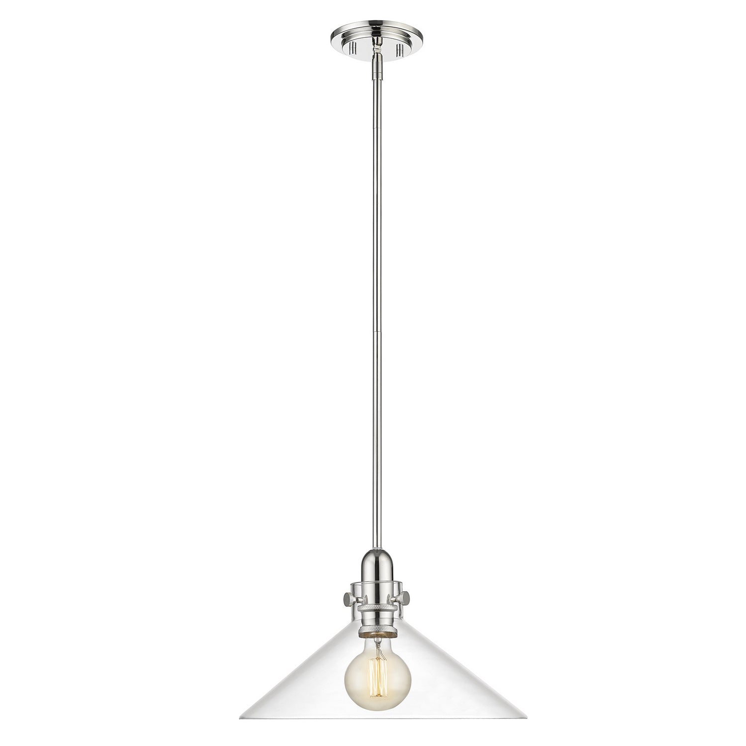 Acclaim Lighting - IN20080PN - One Light Pendant - Dwyer - Polished Nickel