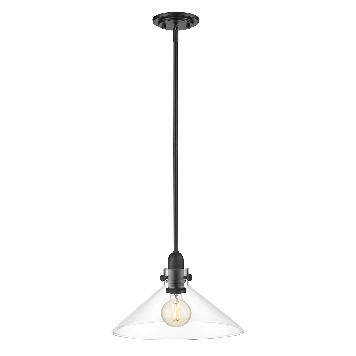 Acclaim Lighting - IN20080BK - One Light Pendant - Dwyer - Matte Black