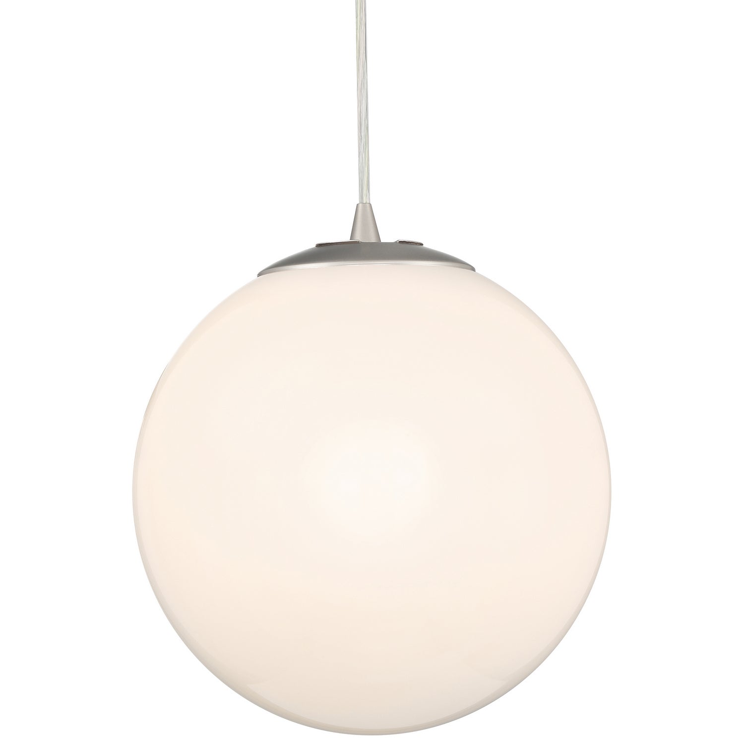 Access - 23941-BS/OPL - One Light Pendant - Pearl - Brushed Steel