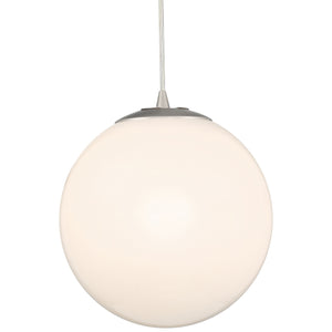 Access - 23941-BS/OPL - One Light Pendant - Pearl - Brushed Steel