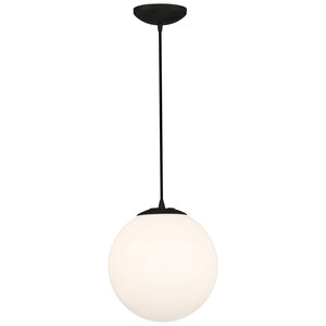 Access - 23941-MBL/OPL - One Light Pendant - Pearl - Matte Black