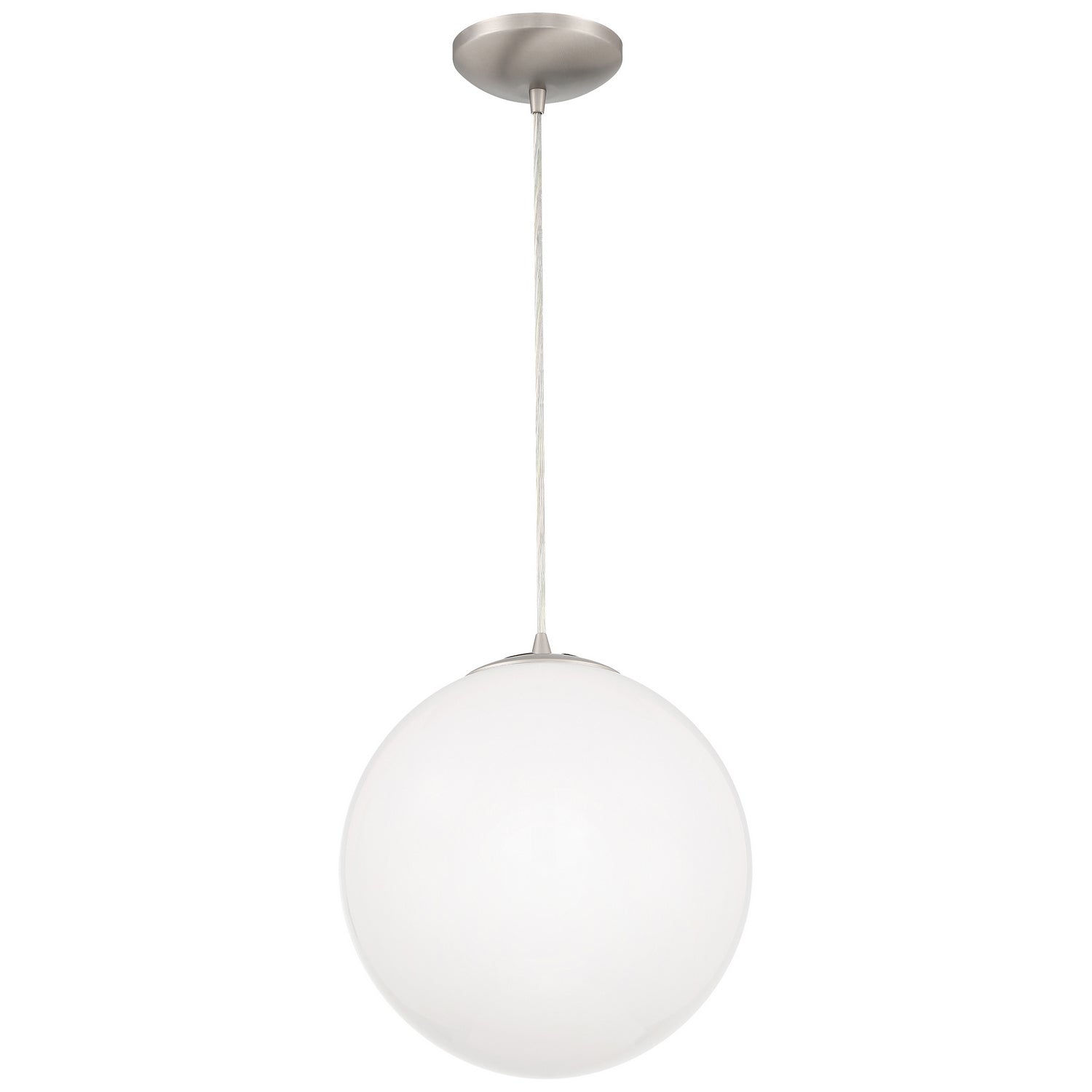 Access - 23944-BS/OPL - One Light Pendant - Pearl - Brushed Steel