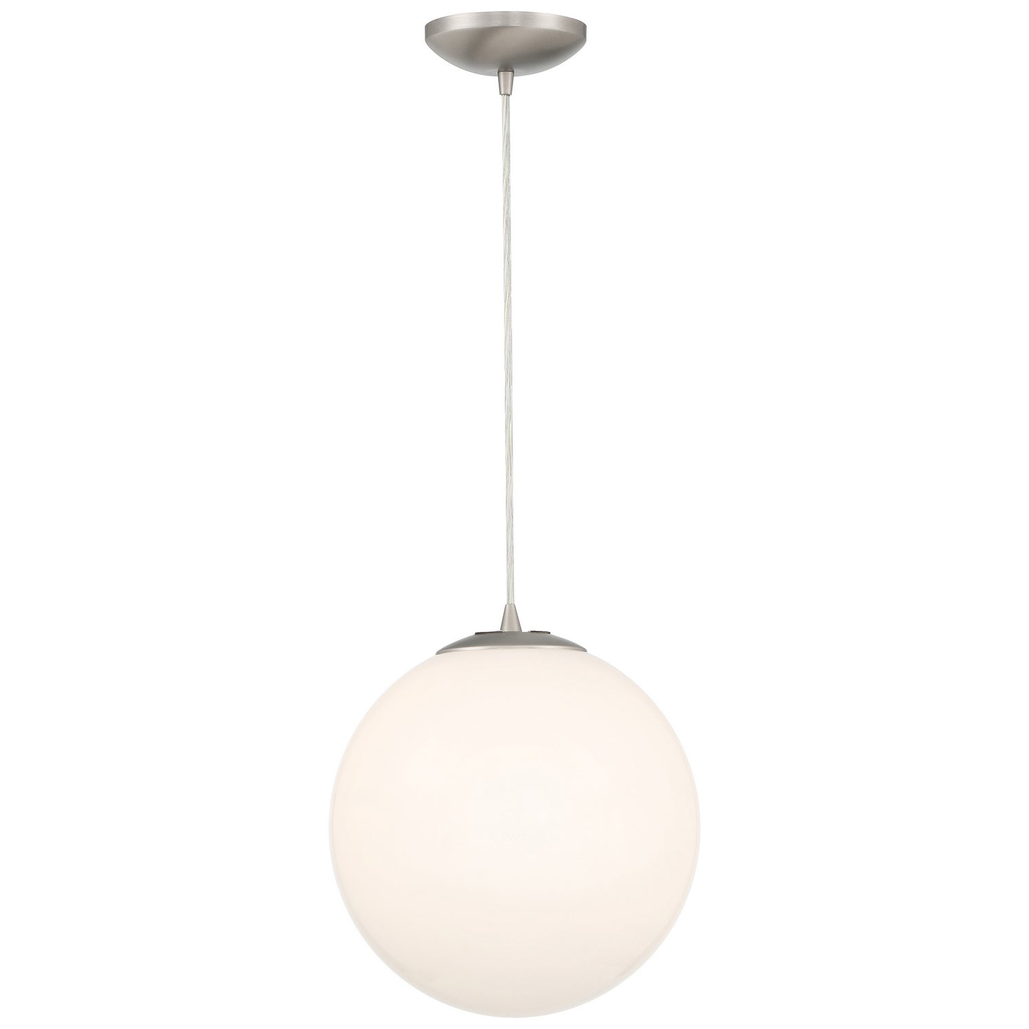 Access - 23944-BS/OPL - One Light Pendant - Pearl - Brushed Steel