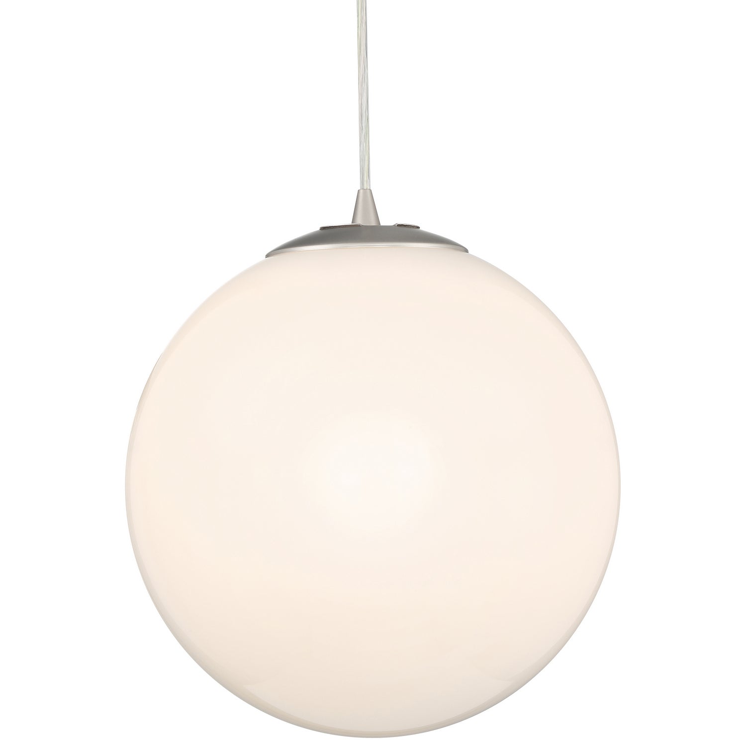 Access - 23944-BS/OPL - One Light Pendant - Pearl - Brushed Steel