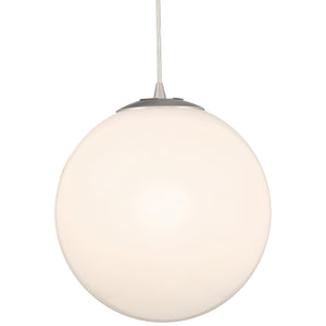 Access - 23944-BS/OPL - One Light Pendant - Pearl - Brushed Steel