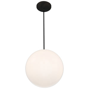 Access - 23944-MBL/OPL - One Light Pendant - Pearl - Matte Black