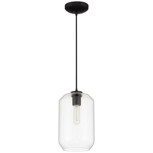 Access - 29010LEDDLP-BL/CLR - LED Pendant - Clarity - Black