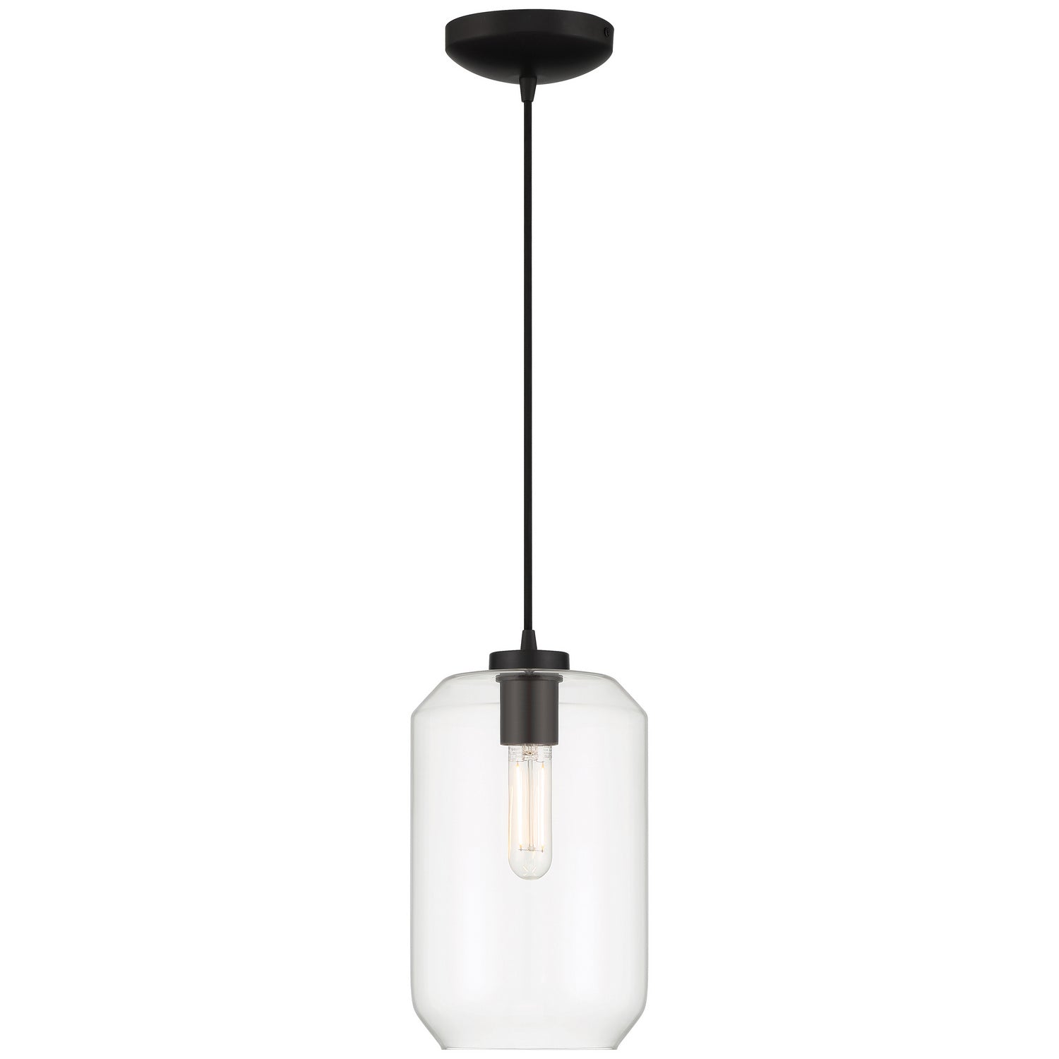 Access - 29010LEDDLP-BL/CLR - LED Pendant - Clarity - Black