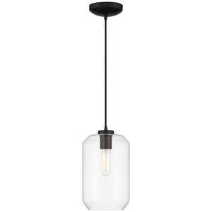 Access - 29010LEDDLP-BL/CLR - LED Pendant - Clarity - Black