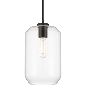 Access - 29010LEDDLP-BL/CLR - LED Pendant - Clarity - Black