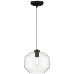 Access - 29011LEDDLP-BL/CLR - LED Pendant - Clarity - Black