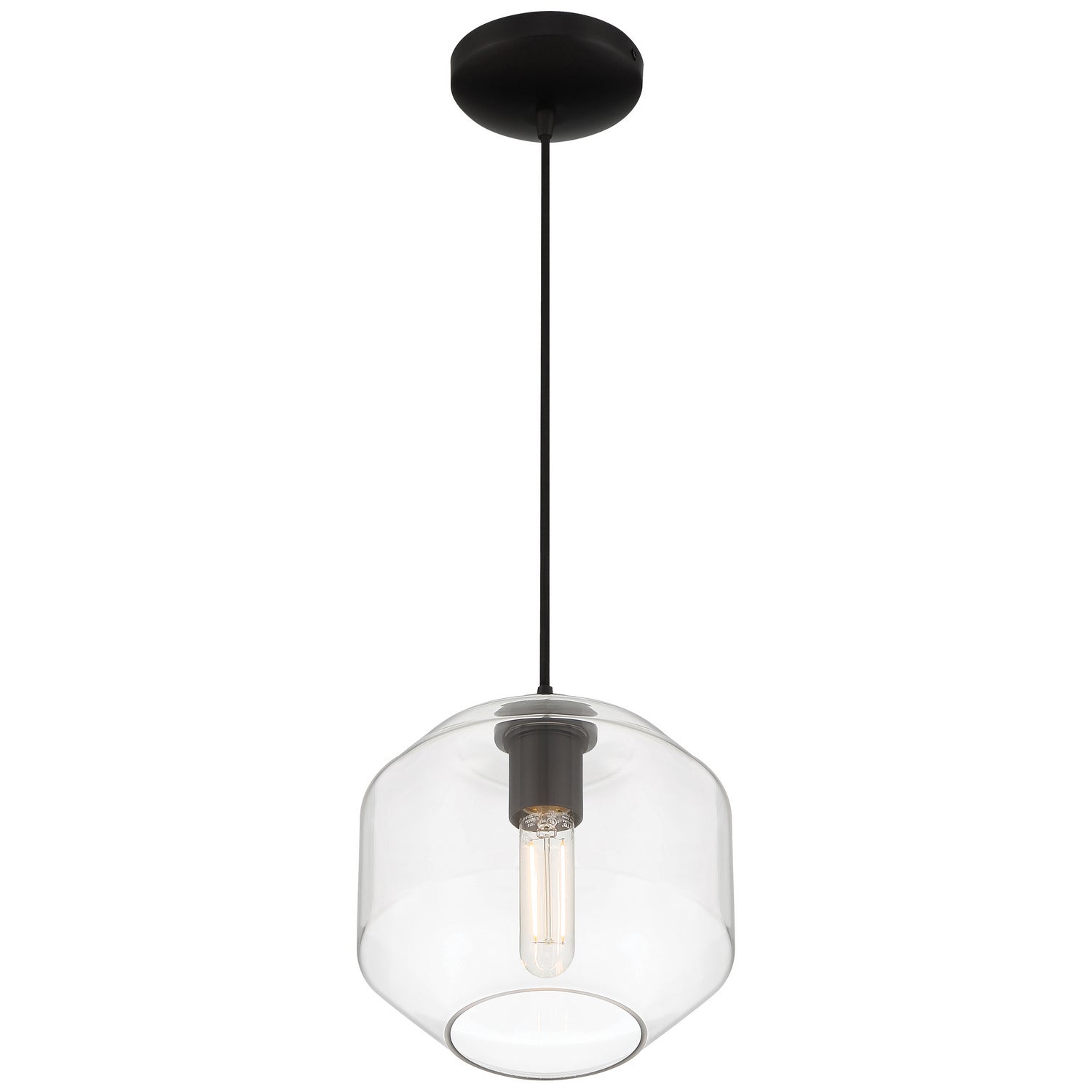 Access - 29011LEDDLP-BL/CLR - LED Pendant - Clarity - Black