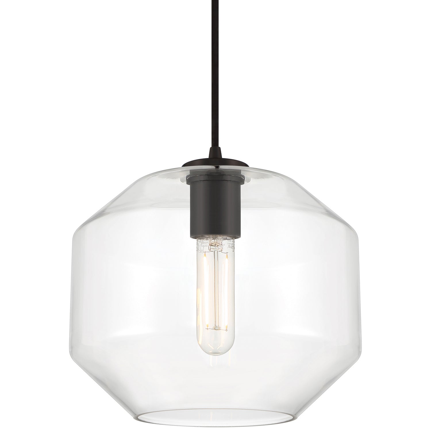 Access - 29011LEDDLP-BL/CLR - LED Pendant - Clarity - Black