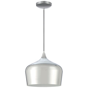 Access - 52057-CH/WH - One Light Pendant - Blend - Chrome