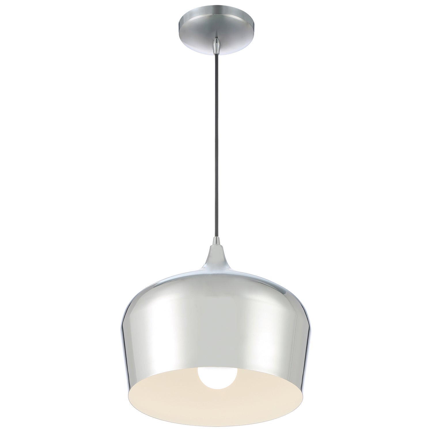 Access - 52057-CH/WH - One Light Pendant - Blend - Chrome