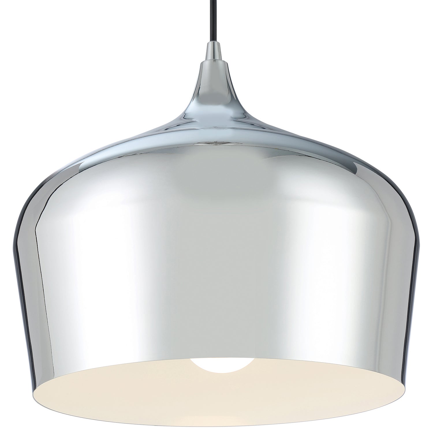 Access - 52057-CH/WH - One Light Pendant - Blend - Chrome