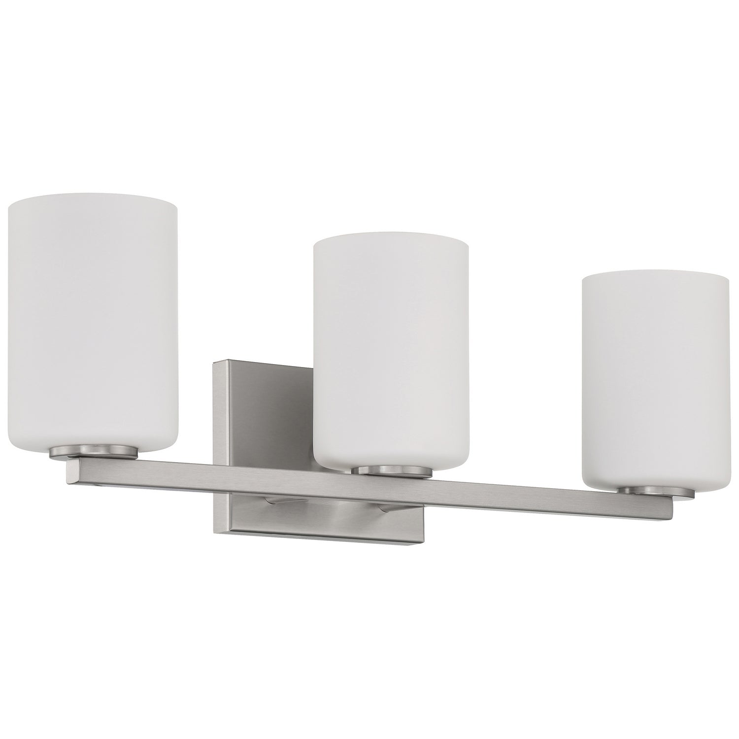 Access - 62623-BS/OPL - Three Light Vanity - Sienna - Brushed Steel