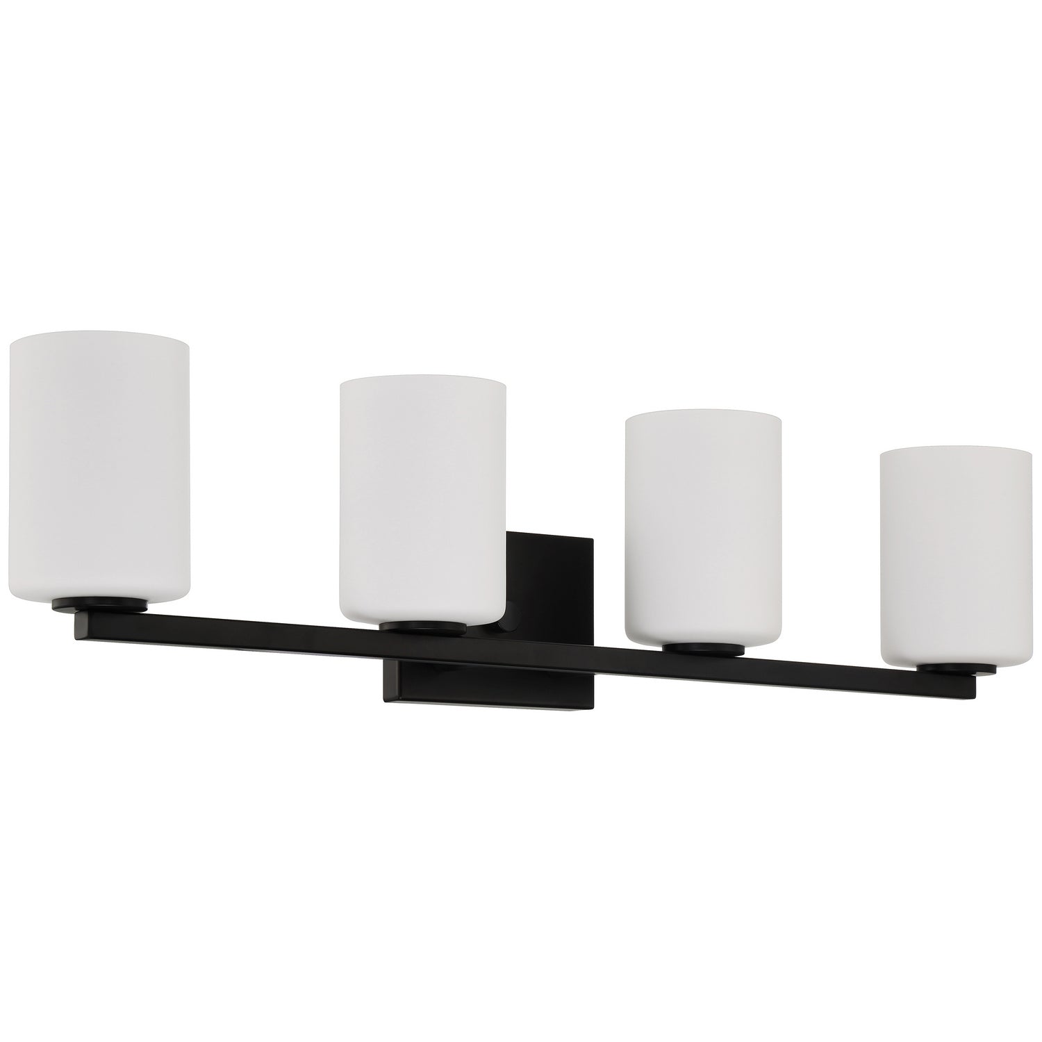 Access - 62624-MBL/OPL - Four Light Vanity - Sienna - Matte Black