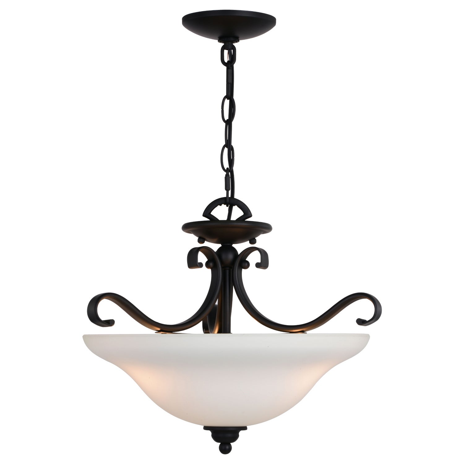 Vaxcel - C0272 - Three Light Semi-Flush Mount - Monrovia - Oil Rubbed Bronze