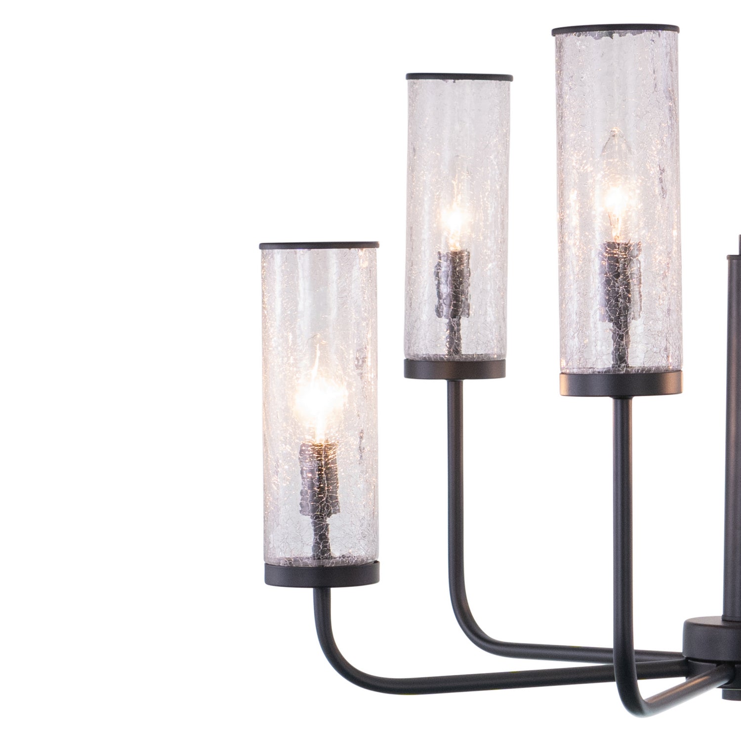 Vaxcel - H0266 - Six Light Chandelier - Glencoe - Matte Black