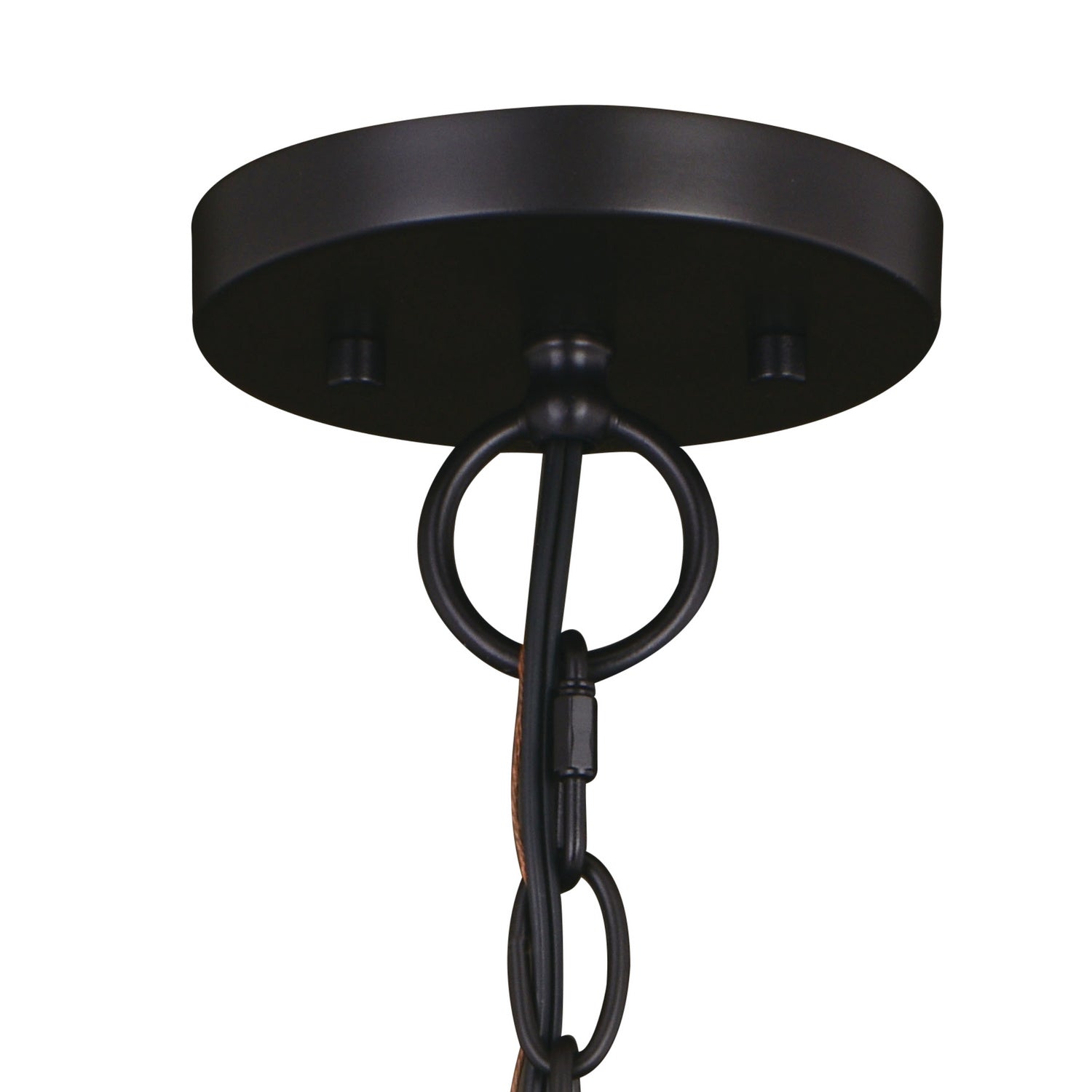 Vaxcel - P0368 - One Light Pendant - Sheffield - New Bronze/Distressed Ash w/Light Silver