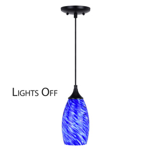 Vaxcel - P0384 - One Light Mini Pendant - Milano - Matte Black