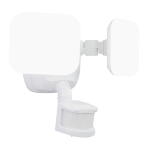 Vaxcel - T0612 - LED Outdoor Motion Sensor Flood Light - Theta - White