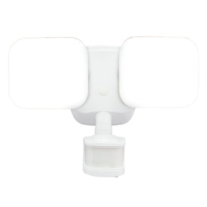 Vaxcel - T0612 - LED Outdoor Motion Sensor Flood Light - Theta - White