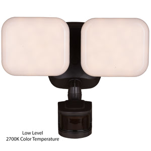 Vaxcel - T0613 - LED Outdoor Motion Sensor Flood Light - Theta - Bronze