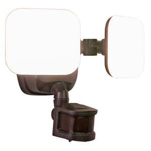 Vaxcel - T0613 - LED Outdoor Motion Sensor Flood Light - Theta - Bronze