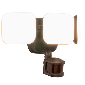 Vaxcel - T0615 - LED Outdoor Motion Sensor Flood Light - Theta - Bronze