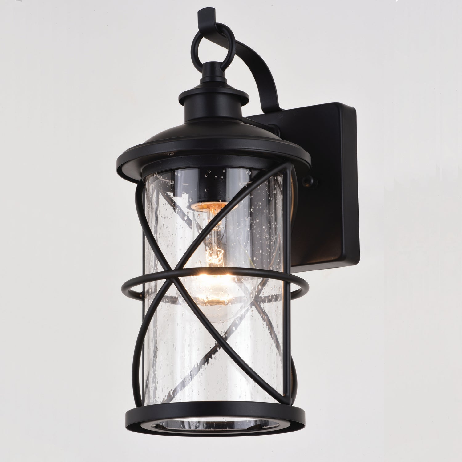 Vaxcel - T0633 - One Light Outdoor Wal Mount - Adams - Black