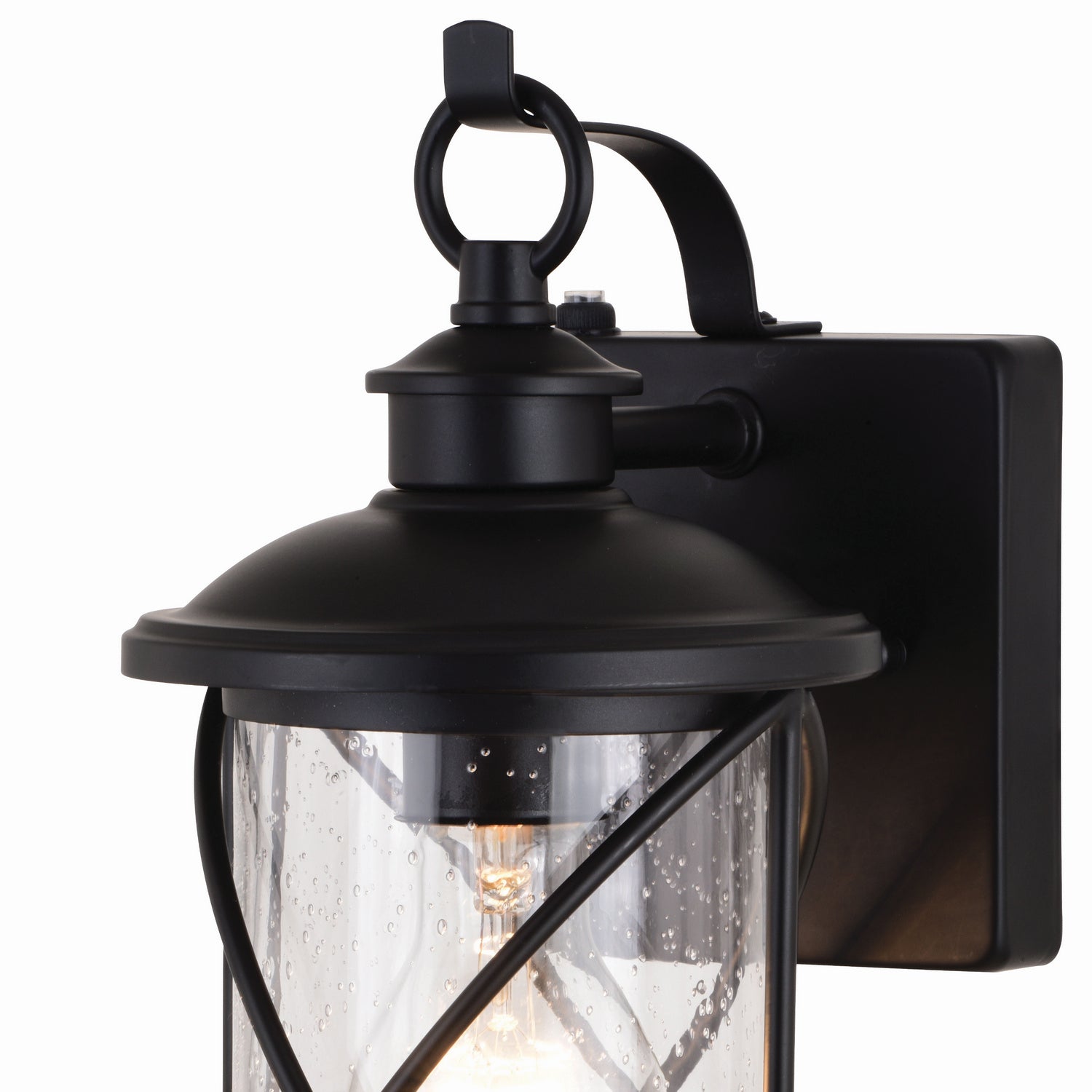 Vaxcel - T0633 - One Light Outdoor Wal Mount - Adams - Black
