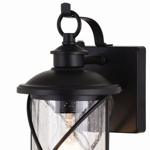 Vaxcel - T0633 - One Light Outdoor Wal Mount - Adams - Black