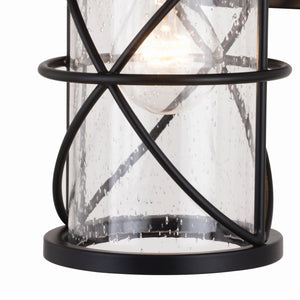 Vaxcel - T0633 - One Light Outdoor Wal Mount - Adams - Black