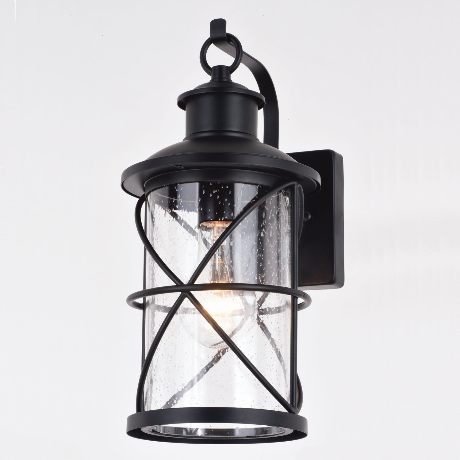 Vaxcel - T0634 - One Light Outdoor Wal Mount - Adams - Black