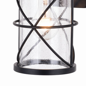 Vaxcel - T0634 - One Light Outdoor Wal Mount - Adams - Black