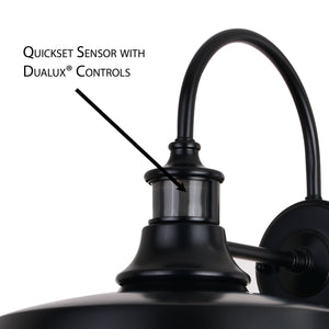 Vaxcel - T0648 - One Light Outdoor Motion Sensor Wall Mount - Dorado - Dark Bronze/Light Gold