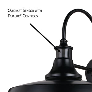 Vaxcel - T0649 - One Light Outdoor Motion Sensor Wall Mount - Dorado - Dark Bronze/Light Gold