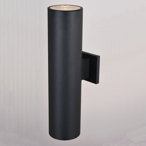 Vaxcel - T0652 - Two Light Outdoor Wall Mount - Chiasso - Textured Black
