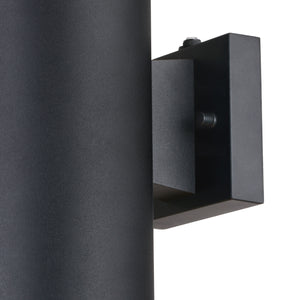 Vaxcel - T0653 - Two Light Outdoor Wall Mount - Chiasso - Textured Black